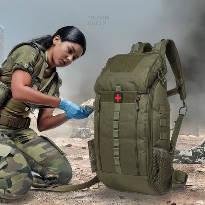 First Aid Bag 40L Tactical Waterproof Medical Outdoor Backpack Camping