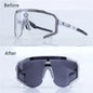 SCICON Photochromic Cycling Glasses, UV400 Outdoor Sports Sunglasses for Men & Women MTB Road Bike