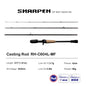 PURELURE SHARPEN Travel Rod XF/MF Action Spinning Casting Rod w/ FUJI Parts