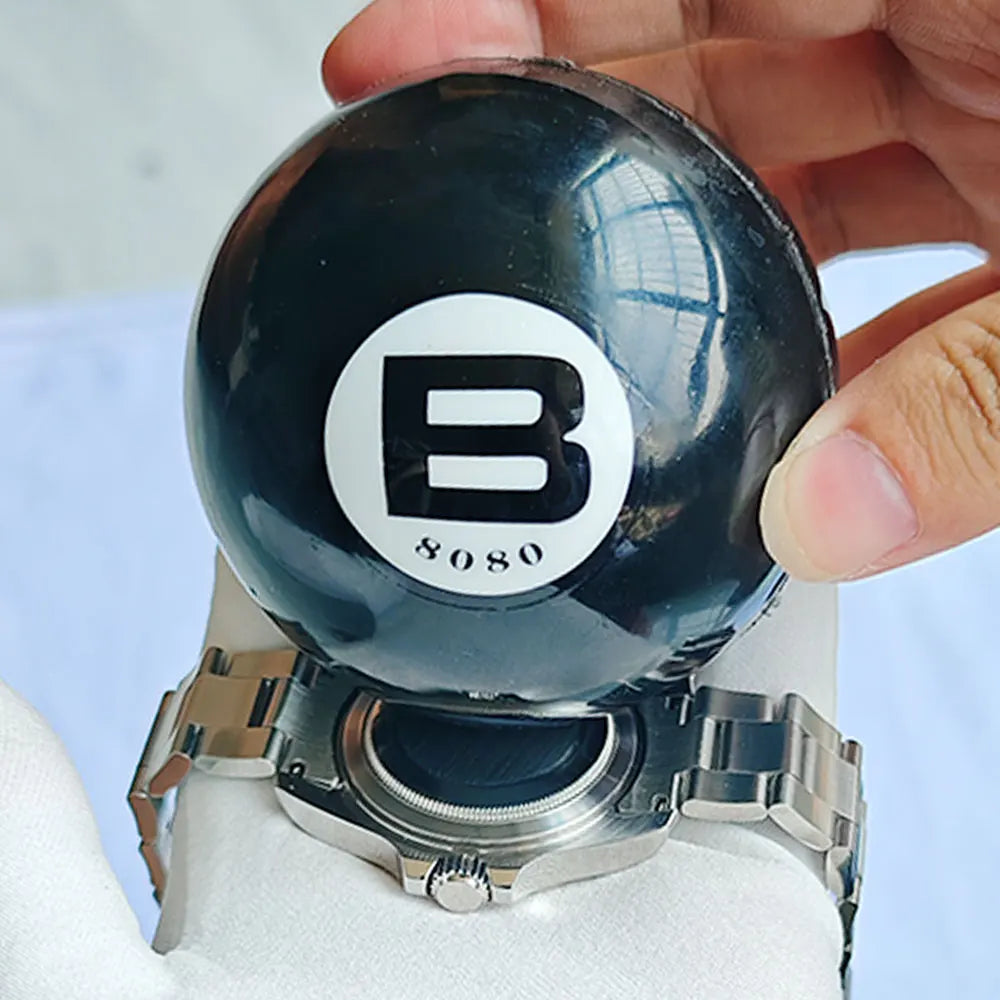 Watch Case Open Ball 6.5cm Black Rubber Portable Repair Tool