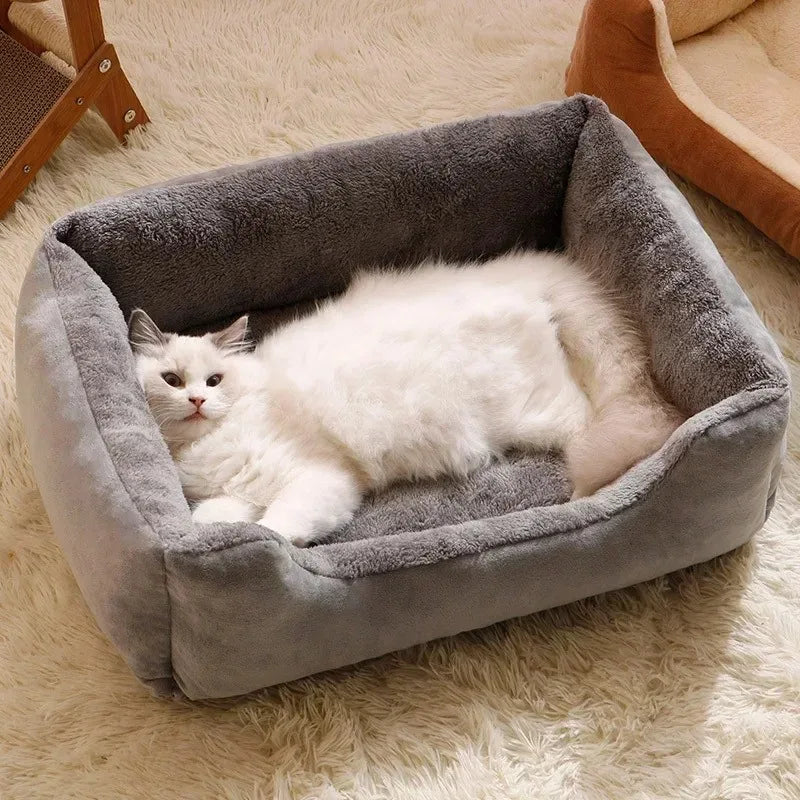Bed For Cats Winter Cave House Pet Supplies Warm Kitten Dog Accessories