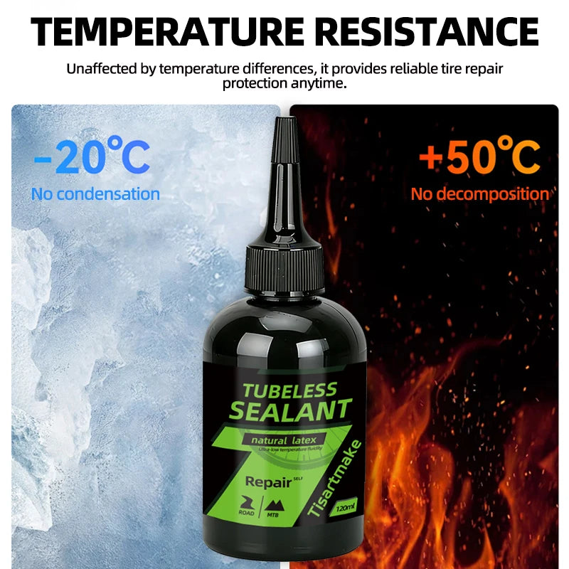 Latex Tubeless Tyre Sealant MTB Road Gravel CX Bicycle Puncture Repair Fluid