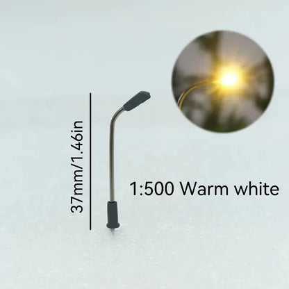 5PCS Miniature Street Lamp LED Model 3V Road Light for Diorama Layout