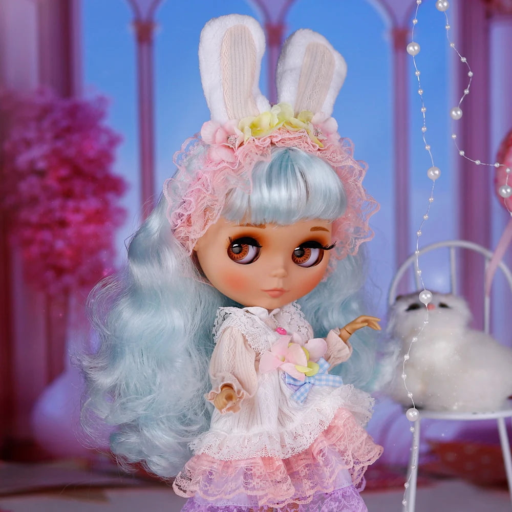 ICY DBS Blythe Doll Tan Skin Matte Face 1/6 BJD Joint Body Neo BL2240