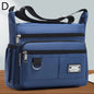 Men's Crossbody Bag Travel Sling Shoulder Handbag Multi-Pockets Storage