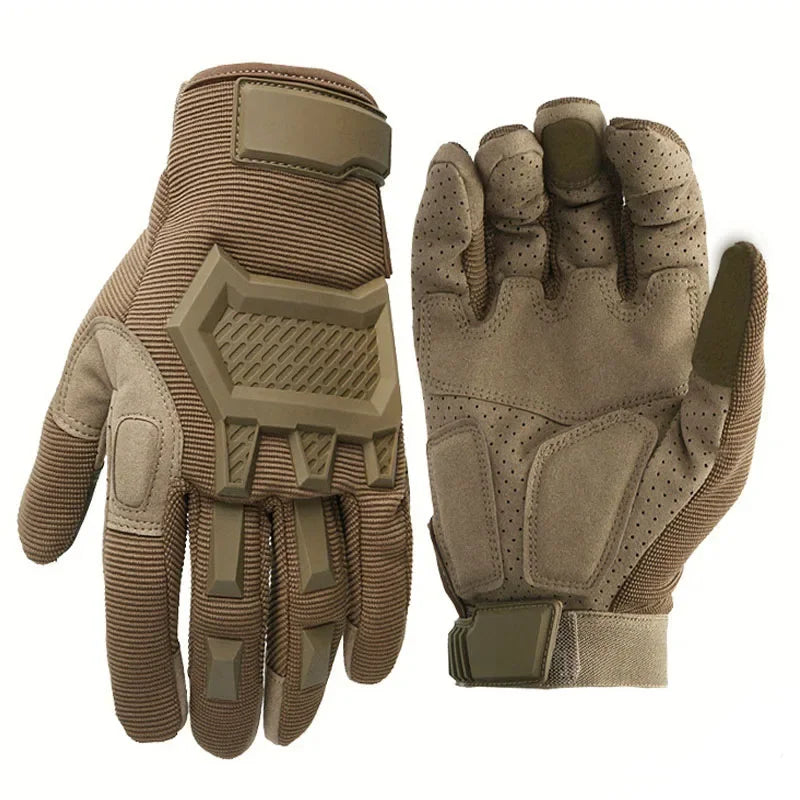 Tactical Screen Motorcycle Gloves Full Finger Breathable Knuckle Protection