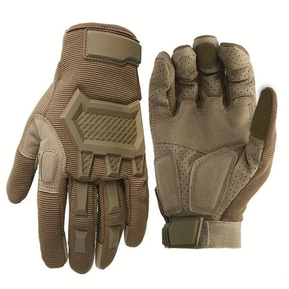 Tactical Screen Motorcycle Gloves Full Finger Breathable Knuckle Protection