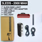 Bicycle Light Front 10000mAh USB Rechargeable Waterproof LED Bike Lamp