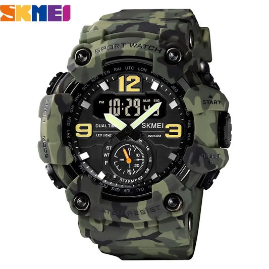 SKMEI 1637 Men’s Military Digital Watch Camo Waterproof Shockproof Sport