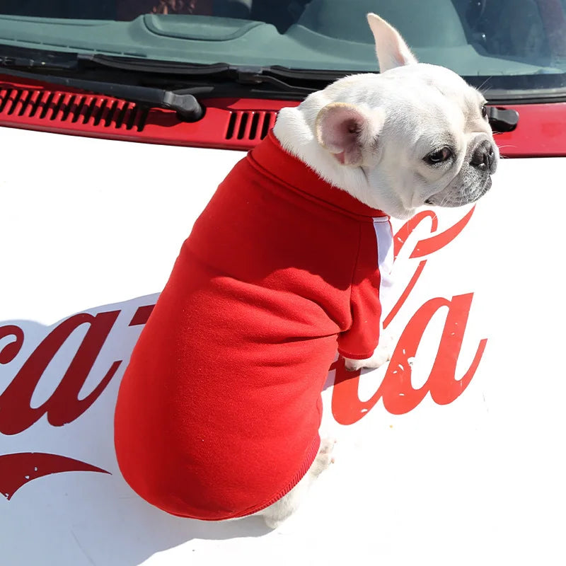 Baseball Dog Jacket for Small Medium Pets Winter Coat Clothing Outfit