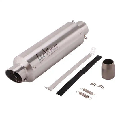 Universal Motorcycle Real LeoVince E-Mark Slip On Exhaust Pipe Muffler Escape moto For Honda Yamaha R1 R3 R6 CBR300-EXPROTAS