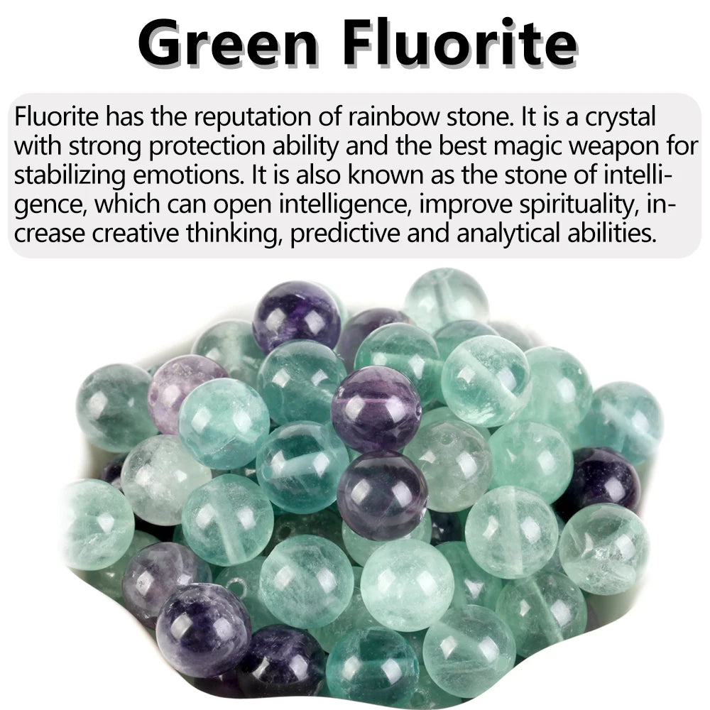 Natural Stone Beads 4-12MM Round Loose Gemstone for DIY Jewelry Making