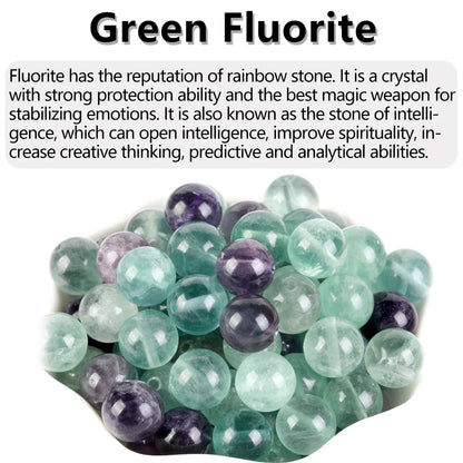 Natural Stone Beads 4-12MM Round Loose Gemstone for DIY Jewelry Making