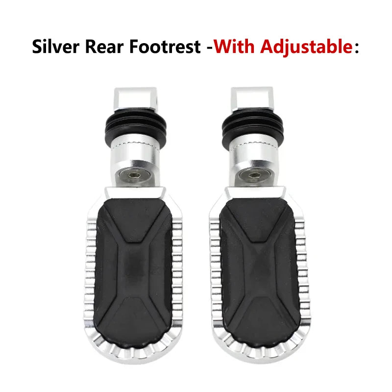 Motorcycle Footrest Peg Rubber Cover Aluminum For BMW R1200GS R1250GS LC ADV