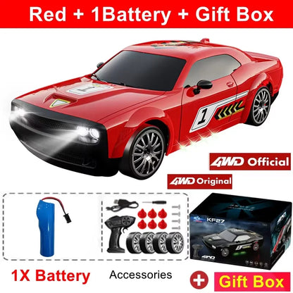4WD Drift Car Remote Control RC Racing Truck 4x4 GTRPRO Toy for Kids Adults