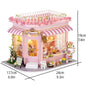 Wooden DIY Mini Dollhouse 3D Puzzle Room Kit with Furniture Birthday Gift - EXPROTAS