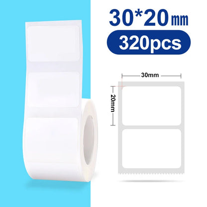 Self-adhesive Paper Waterproof Stickers for Christmas Labels - 40x20mm