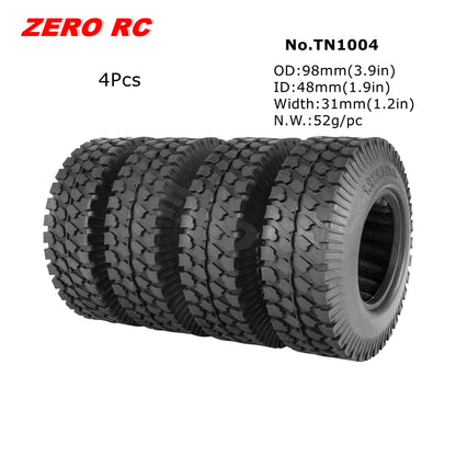 1.9" Crawler Tire for 1/10 RC Car Axial Traxxas D90 SCX10 Wheels