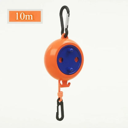10M Drying Rope Portable Windproof Clothesline for Camping Laundry Travel