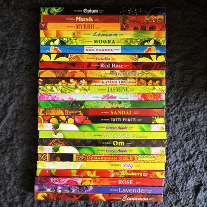4/10/25 Small Boxes Incense Sticks Mixed Scents for Home Fragrance Meditation