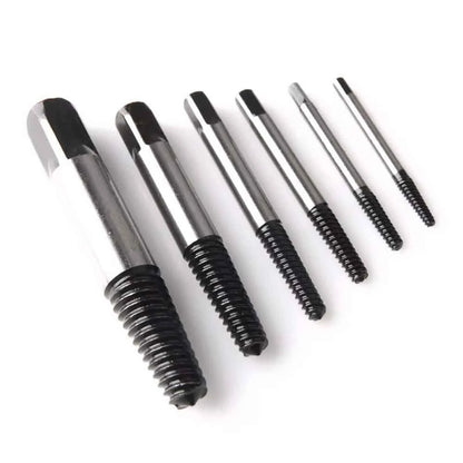 5/6Pcs Drill Bits Screw Extractor Remover Broken Damaged Easy Out Tool
