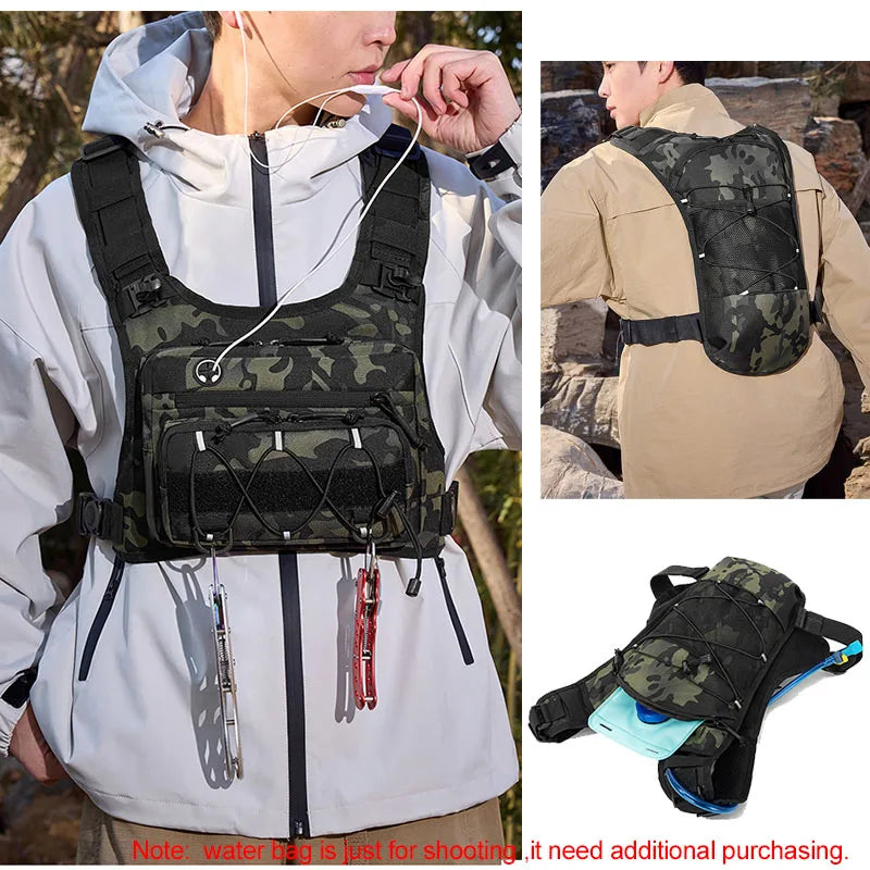 Hydration Vest Bag for Running Hiking Cycling Men Women Breathable Pack
