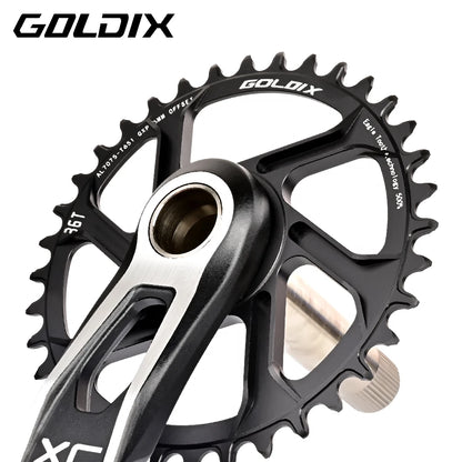 0/3/6mm Offset Goldix Chainring Narrow Wide Direct Mount for SRAM MTB