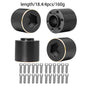 12mm Brass Wheel Weights | Hex Hub Adapter for 1/10 RC SCX10 TRX4 1.9" Rims