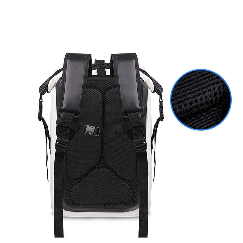 30L Waterproof Drift Bag Swimming Backpack Large River Trekking Shoulder Diving Wet Dry Rafting Canoeing Kayak PVC Camping Bag-EXPROTAS