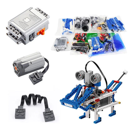 Educational and Dacta Building Blocks Kit 9686 Simple and Motorized Mechanisms Base Set MOC Bricks Robot DIY STEAM Kit Toys-EXPROTAS