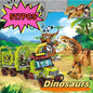 Jurassic Ocean Escape Ship Building Blocks MOC Mosasaurus Dinosaur Brick Set