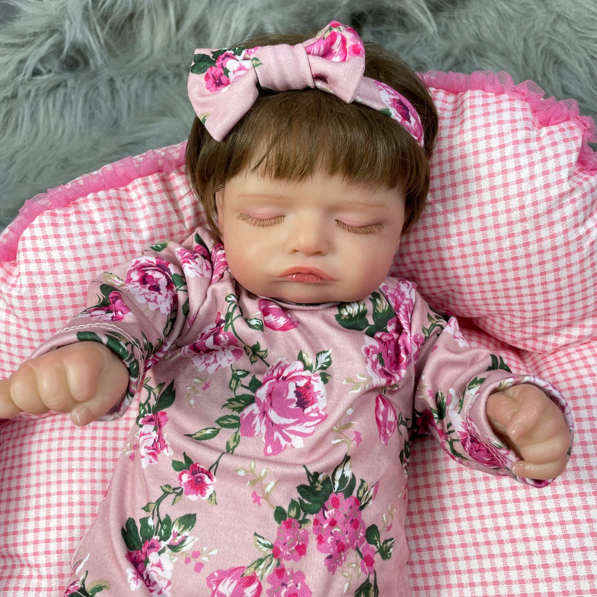 48CM Reborn Doll Baby Rosalie Lifelike 3D Skin Silicone Newborn Toy
