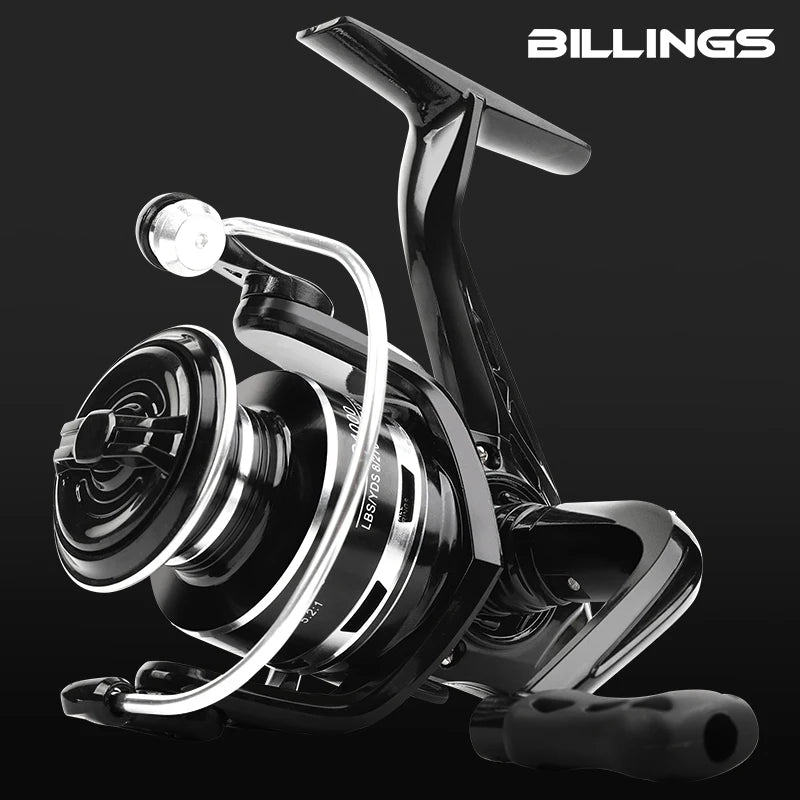BILLINGS Spinning Fishing Reel AC1000-7000 Max Drag 10KG Interchangeable