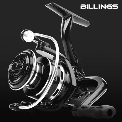 BILLINGS Spinning Fishing Reel AC1000-7000 Max Drag 10KG Interchangeable