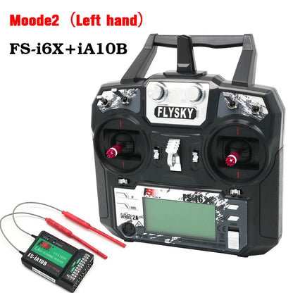 Flysky Radio Transmitter 10CH 2.4GHz AFHDS 2A with X6B IA6B Receiver for RC