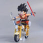 13cm Dragon Ball Z Anime Figures Figurine Locomotive Series Pvc Statue Collectible Motorcycle Roshi Goku Model Decor Toys-EXPROTAS