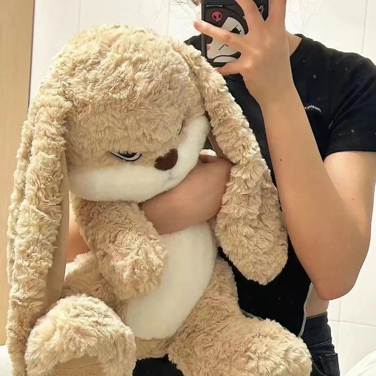 Large Size Angry Rabbit Plush Toy Cute Soft Kawaii Stuffed Doll