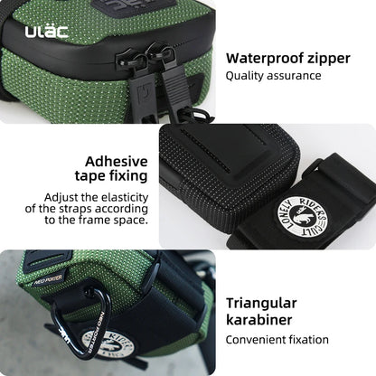 Mini Bike Saddle Bag ULAC 0.5L Waterproof Seatpost Rear Tail Pouch MTB