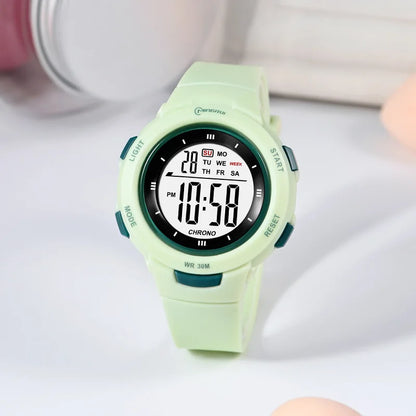 UTHAI CE49 Kids Smart Watch Luminous Waterproof Alarm Student Electronic Gift