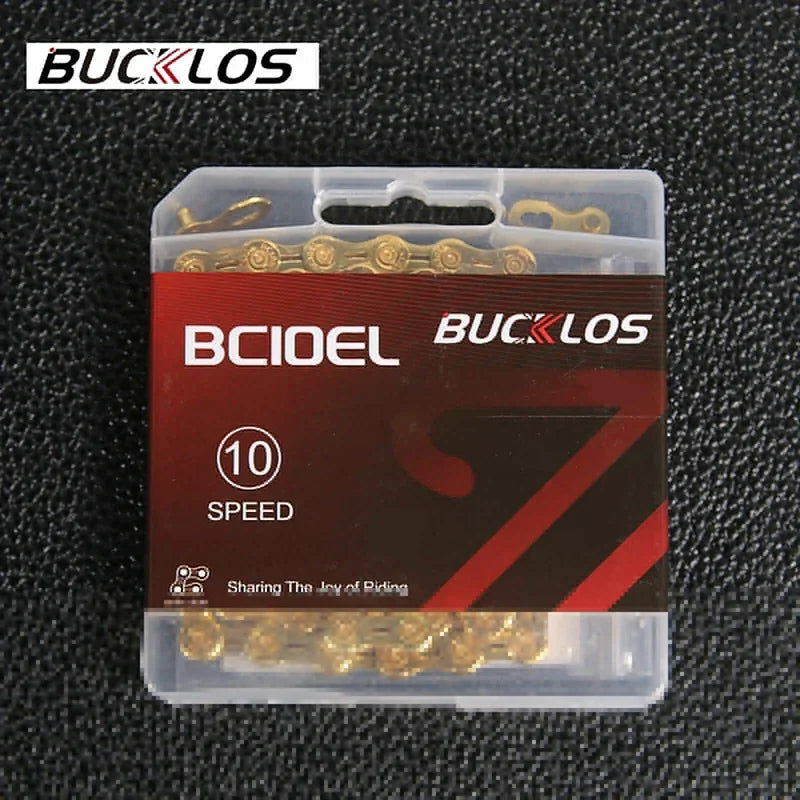 MTB Road Bike Chain BUCKLOS 8-12 Speed 116/126 Links Bicycle