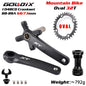 GOLDIX XT MTB Crankset 170/175mm 104BCD Wide Narrow Chainring Shimano SRAM 11–12s - EXPROTAS