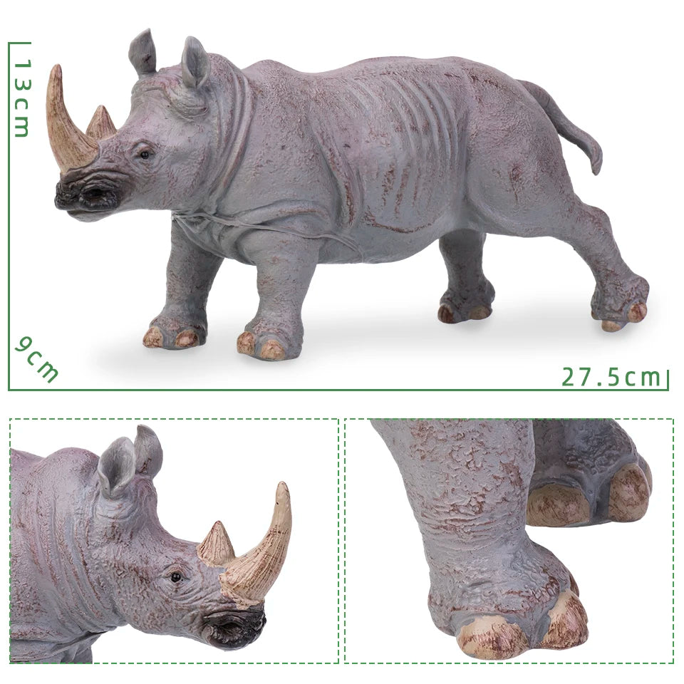 Big Size Soft Rubber Animal Action Figures for Children Educational Collection
