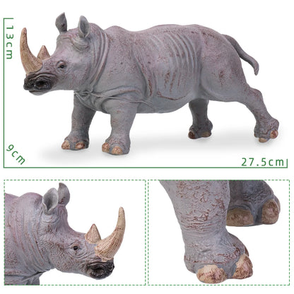 Big Size Soft Rubber Animal Action Figures for Children Educational Collection