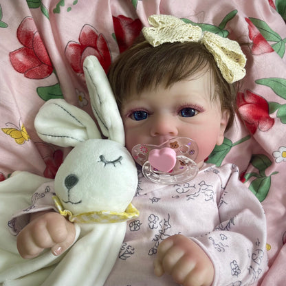 17-18" Reborn Baby Doll Felicia Lifelike Silicone Vinyl Newborn Girl Gift Toy