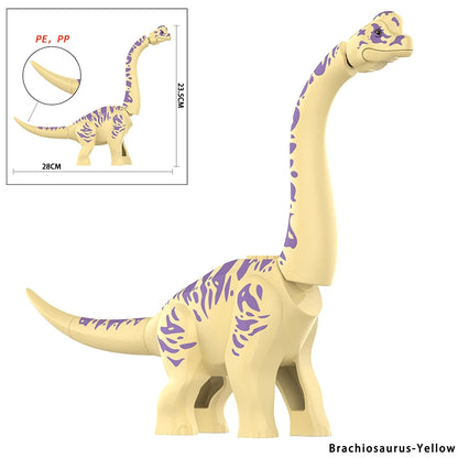 MOC Jurassic Building Block Dinosaur Model Big Brachiosaurus Toy