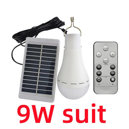 Solar Tent Light USB Rechargeable LED Hanging Lamp for Camping Outdoor