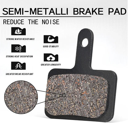 Semi-Metal Disc Brake Pads for Shimano B01S B05S MT200 MTB Road