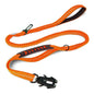 Heavy Duty Reflective Bungee Dog Leash with Car Seatbelt for Large Dogs