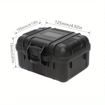 6 Sizes Hard Carry Tool Case Bag Organizer Storage Box,Camera Sealed Shockproof Safety Instrument Toolbox With Sponge