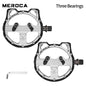 GOLDIX Cartoon Panda Bike Pedals 3 Bearing Alloy Non-Slip Folding MTB Road